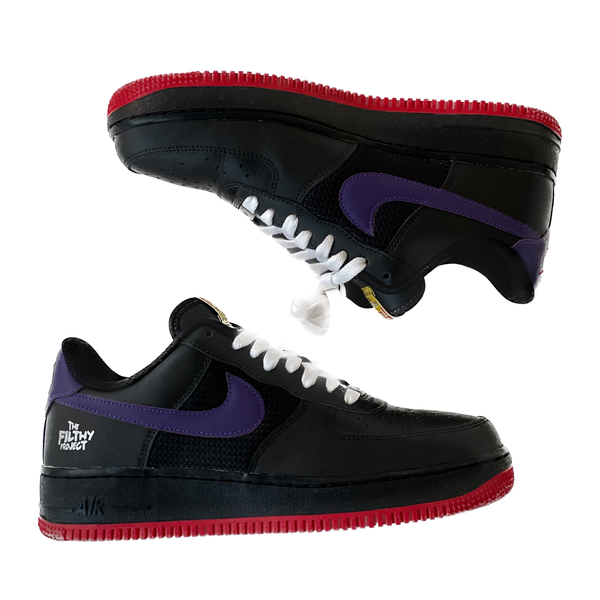Nike x Filthy - AF1 - Black/purple/red - 8